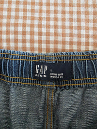 Gap Wide Leg Drawstring Jeans (L)
