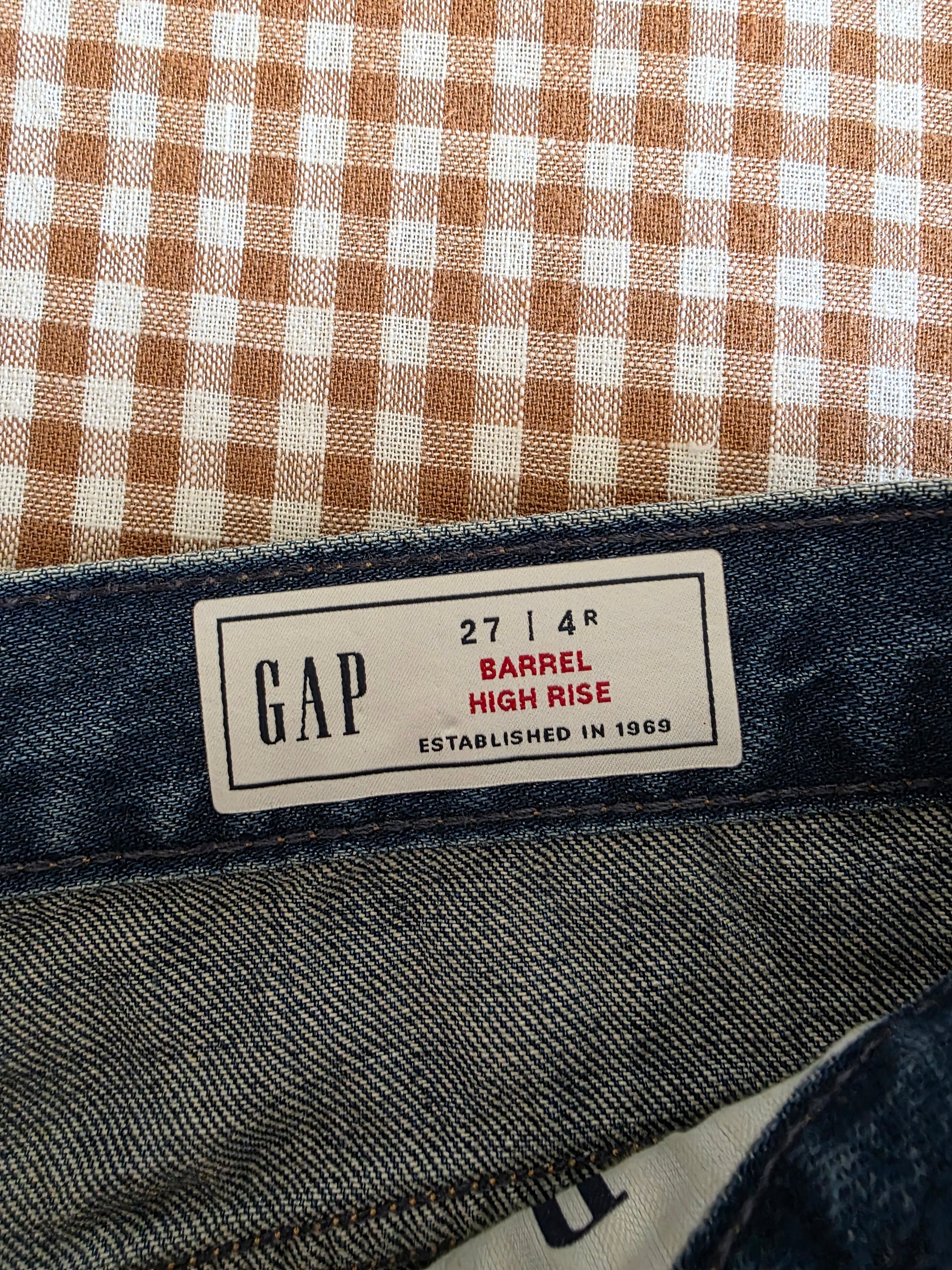Gap High Rise Barrel Jeans (27/4)