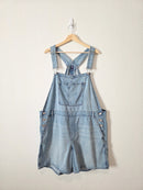 Gap Light Wash Denim Shortalls (XXL)