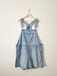 Gap Light Wash Denim Shortalls (XXL)