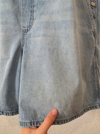 Gap Light Wash Denim Shortalls (XXL)