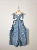 Gap Light Wash Denim Shortalls (XXL)