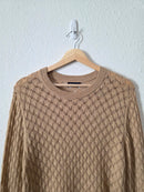 Gap Pointelle Wool Blend Knit Top (L)