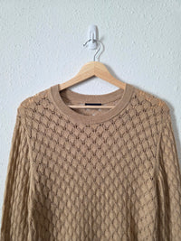 Gap Pointelle Wool Blend Knit Top (L)