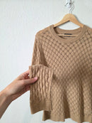 Gap Pointelle Wool Blend Knit Top (L)