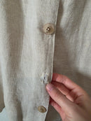 Hanna Andersson Boxy Linen Shirt Jacket (XL)