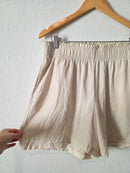 Quince High Waisted Linen Shorts (L)