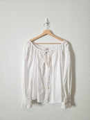 Cleobella Embroidered Organic Cotton Top (S)