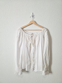 Cleobella Embroidered Organic Cotton Top (S)