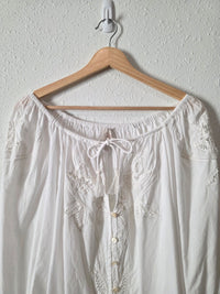 Cleobella Embroidered Organic Cotton Top (S)