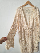 Lovestitch Floral Crochet Tie Front Top (L)