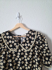 Entro Floral Collared Top (S)