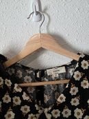 Entro Floral Collared Top (S)