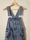 Barrel Leg Denim Overalls (S)