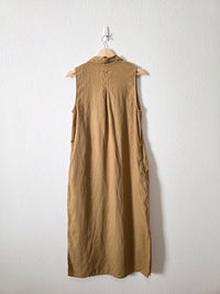 Faherty Linen Midi Dress (M)