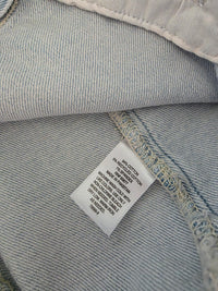 Button Front Denim Vest (XXL)