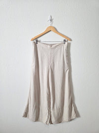 Banana Republic Linen Blend Wide Leg Pants (M)