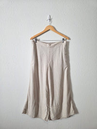 Banana Republic Linen Blend Wide Leg Pants (M)