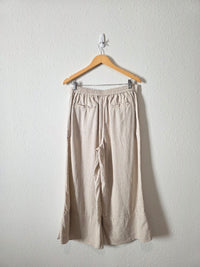 Banana Republic Linen Blend Wide Leg Pants (M)