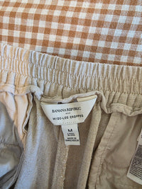 Banana Republic Linen Blend Wide Leg Pants (M)