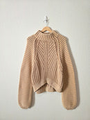 Free People Chunky Mock Neck Sweater (M)