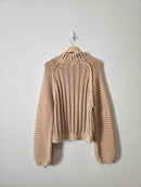 Free People Chunky Mock Neck Sweater (M)
