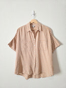 Madewell Gingham Button Up Top (M)