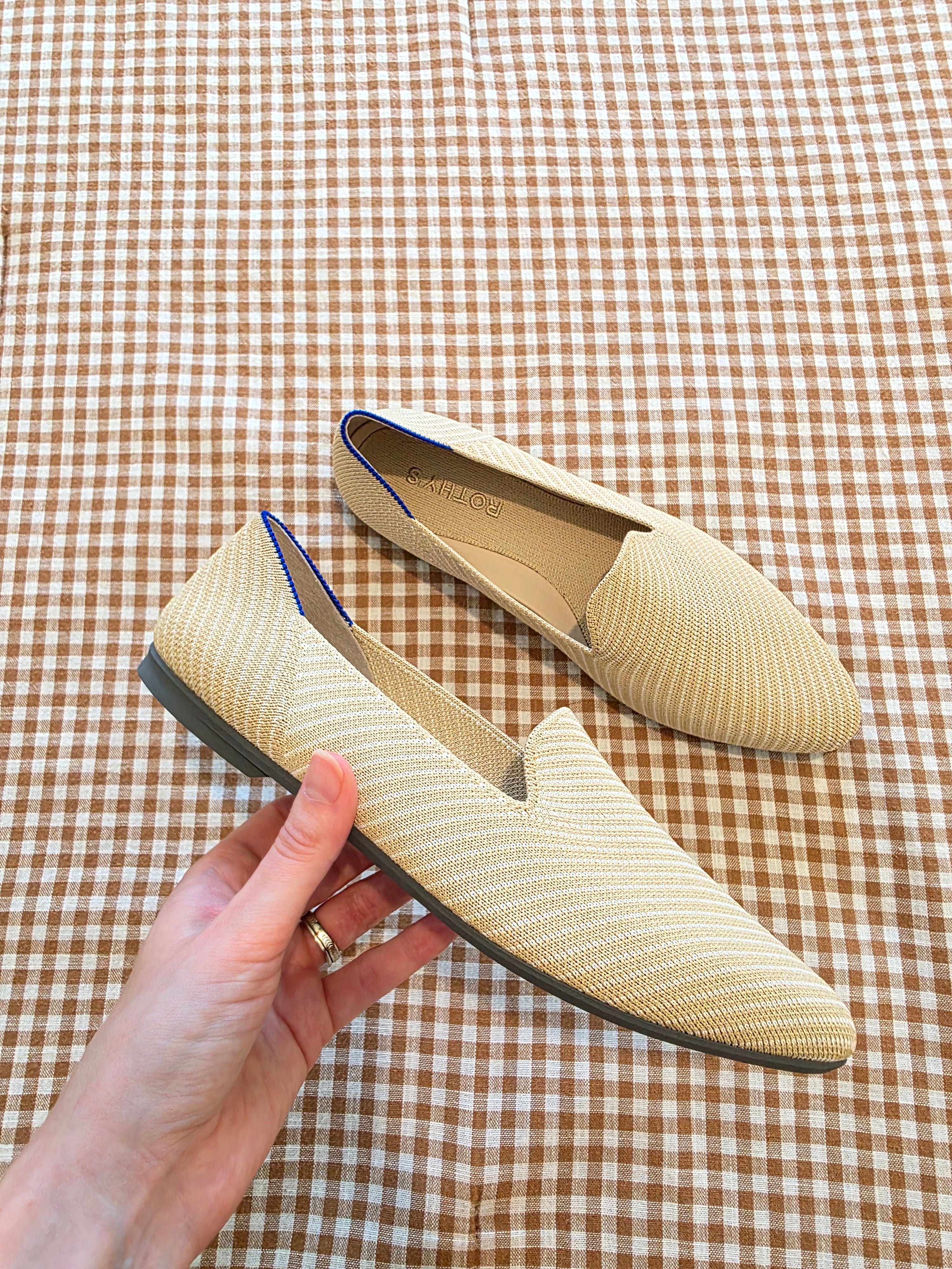 Rothys Almond Woven Loafer (8)