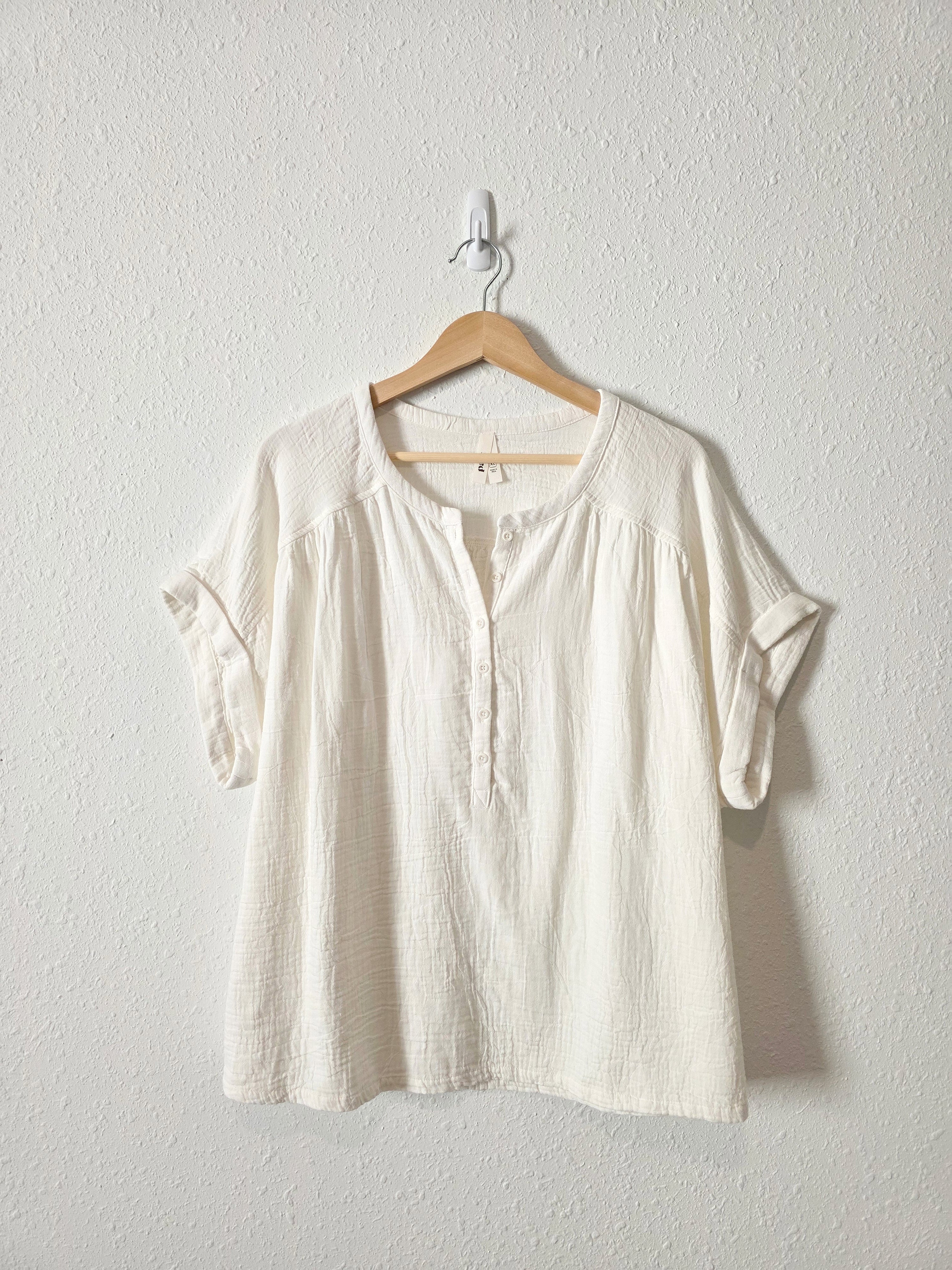 Pact Organic Cotton Gauze Top (XL)
