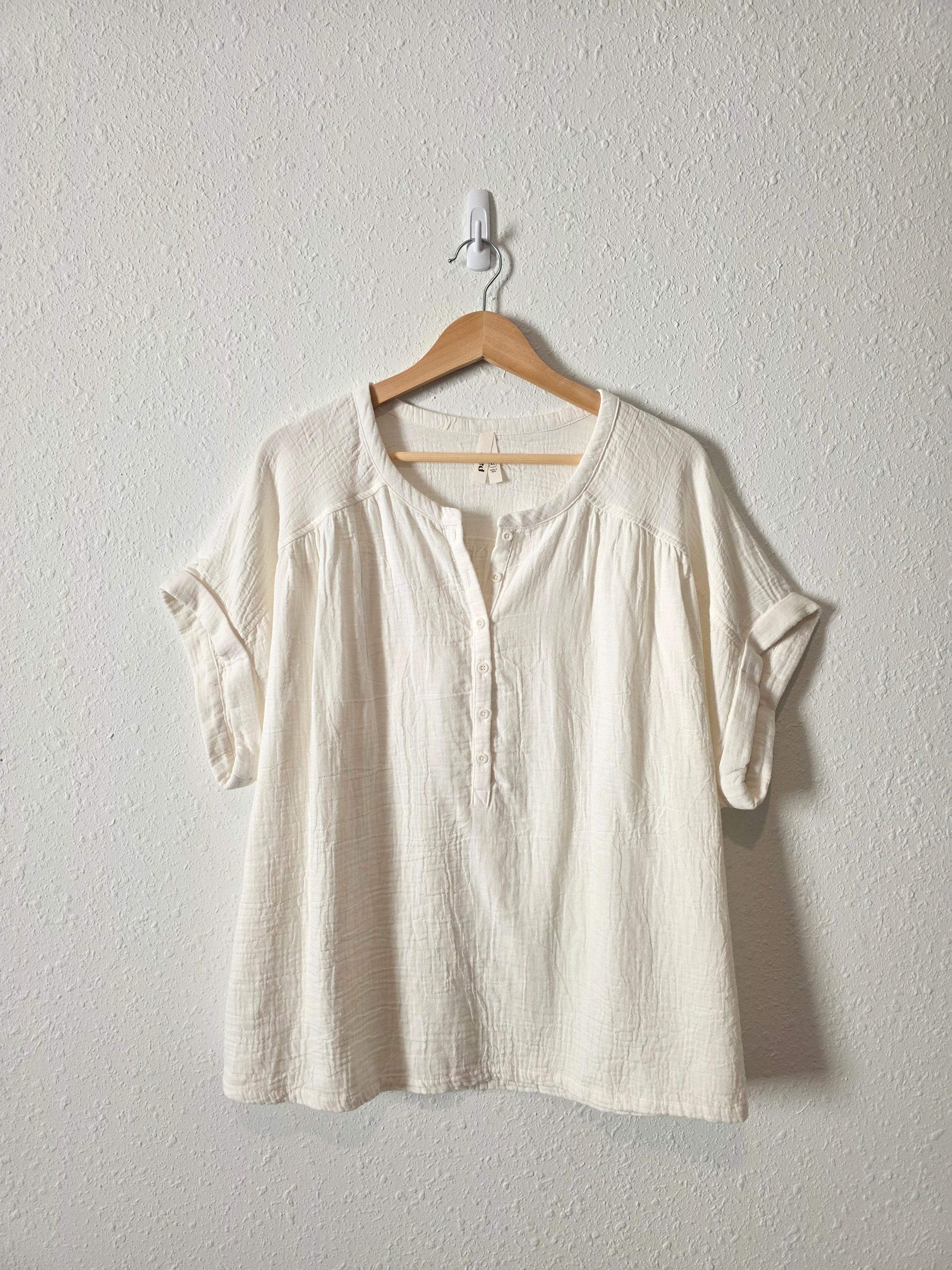 Pact Organic Cotton Gauze Top (XL)