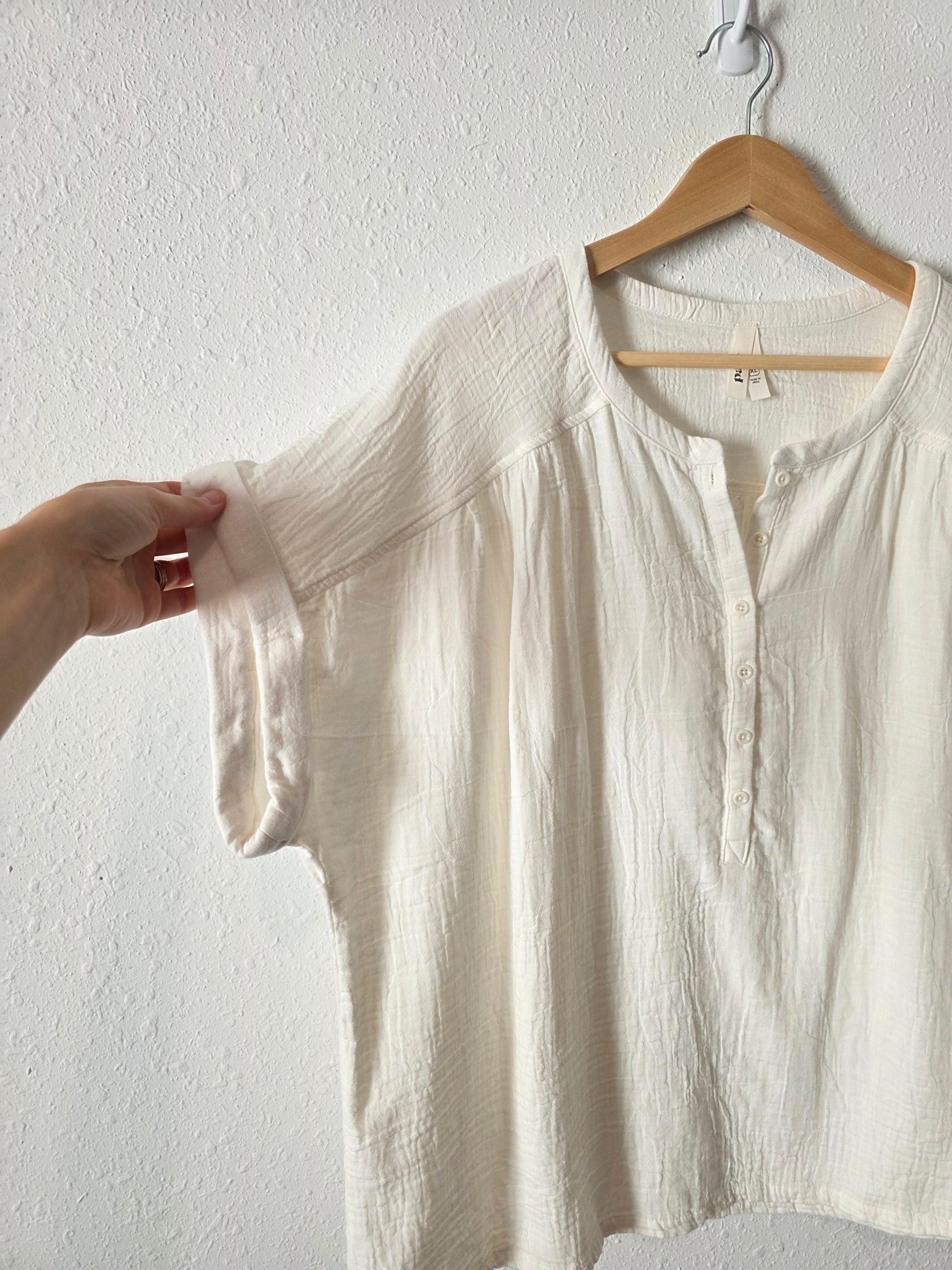 Pact Organic Cotton Gauze Top (XL)