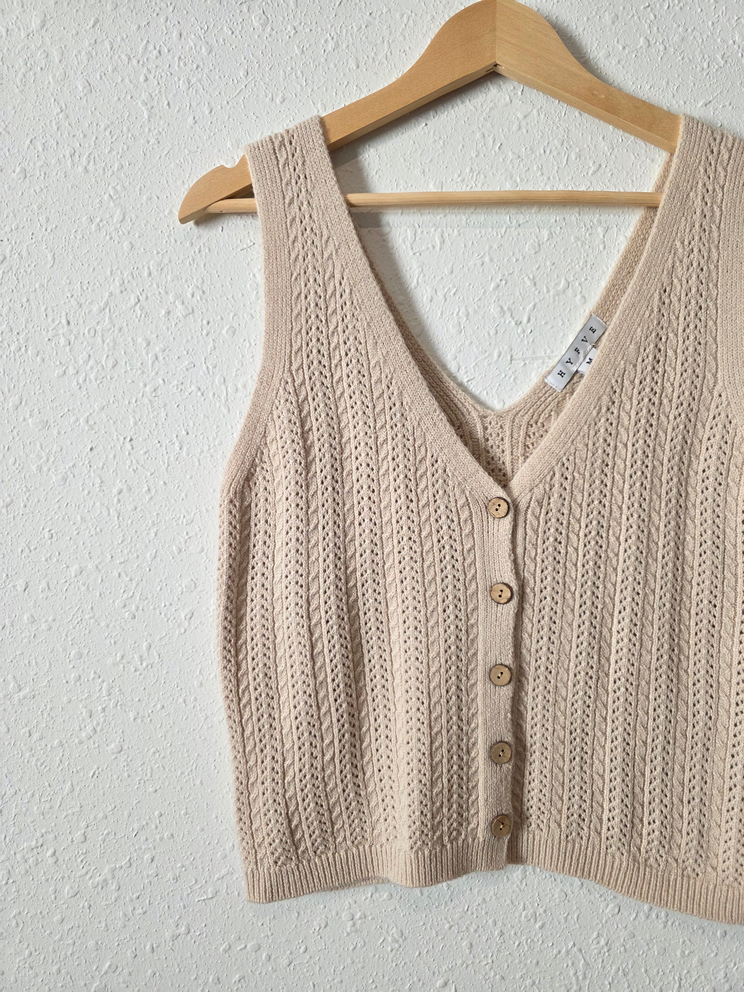 Hyfve Textured Knit Tank (M)