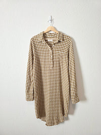Carly Jean Gingham Midi Dress (M)