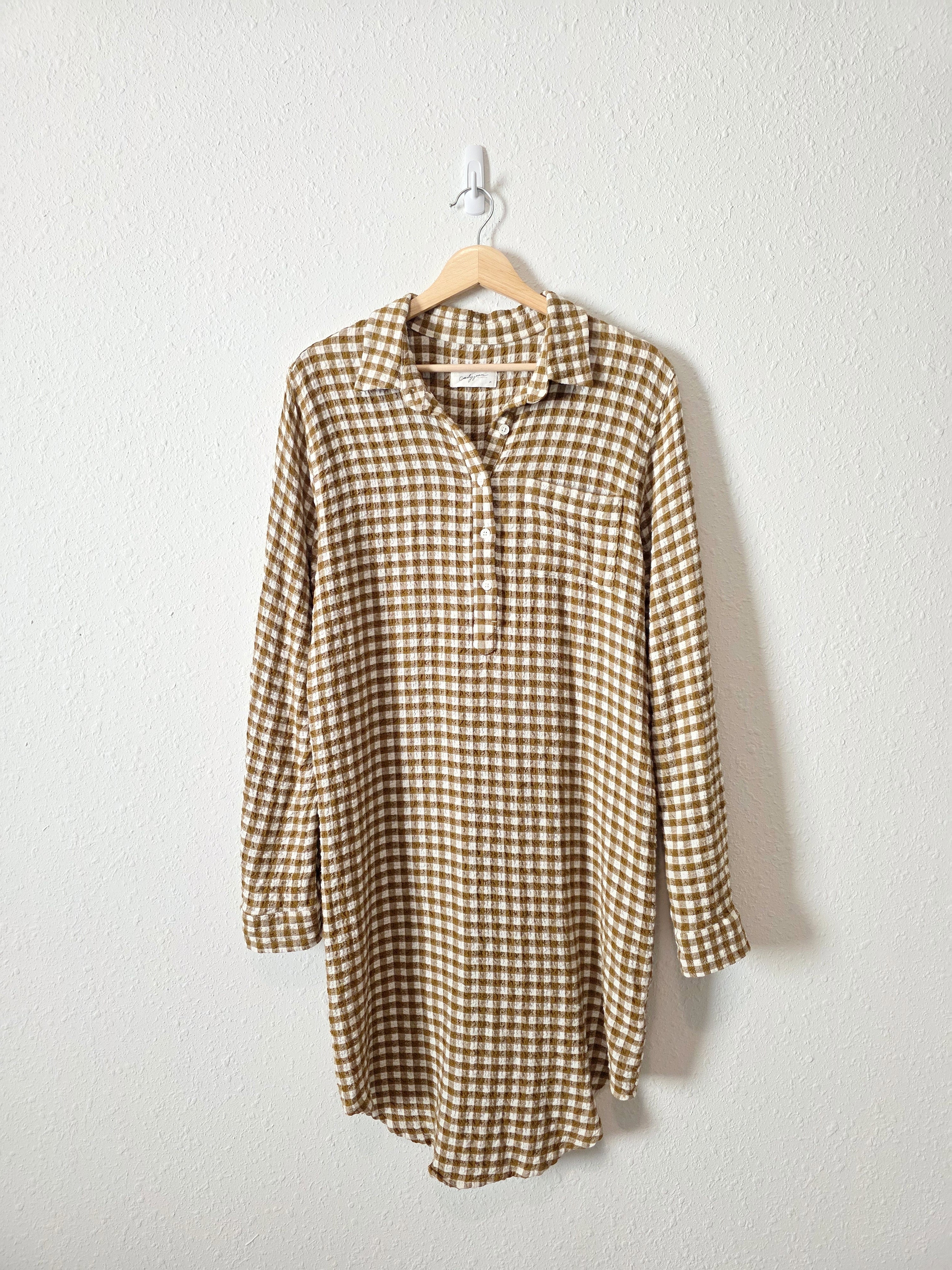 Carly Jean Gingham Midi Dress (M)