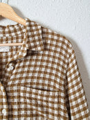 Carly Jean Gingham Midi Dress (M)
