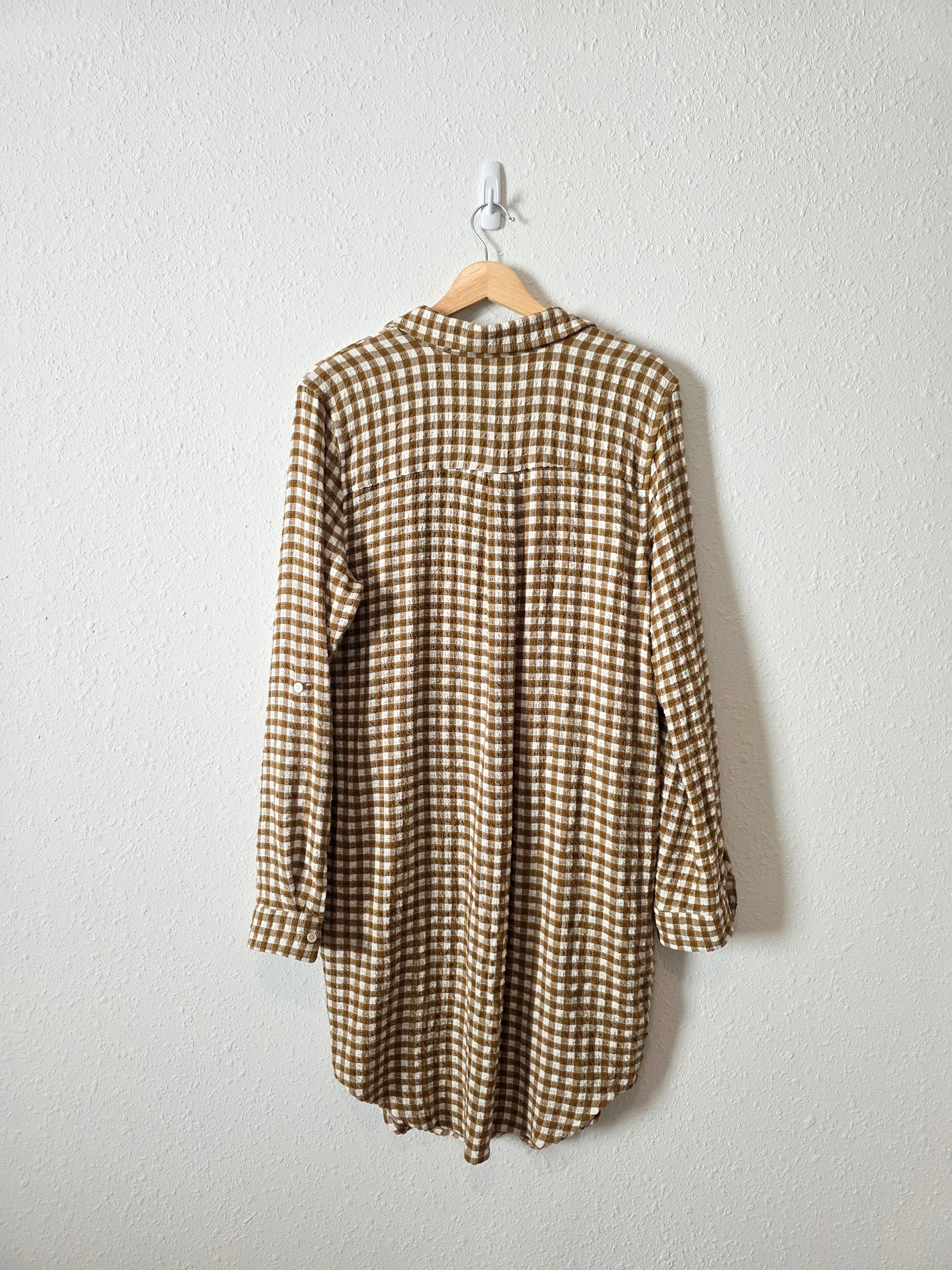 Carly Jean Gingham Midi Dress (M)