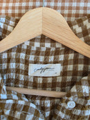Carly Jean Gingham Midi Dress (M)