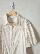 Frnch Puff Sleeve Cotton Top (M)