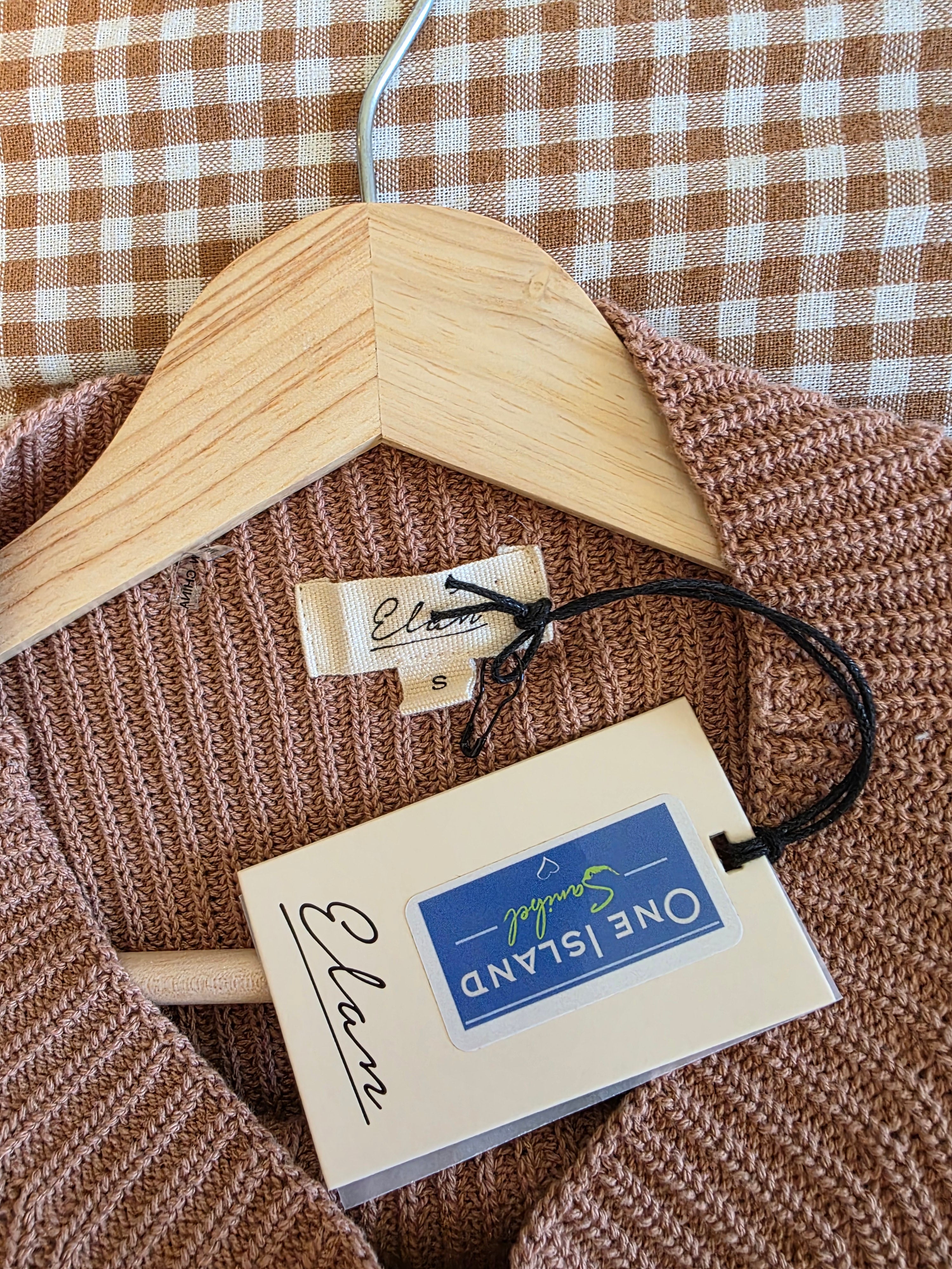 NEW Elan Cotton Knit Top (S)