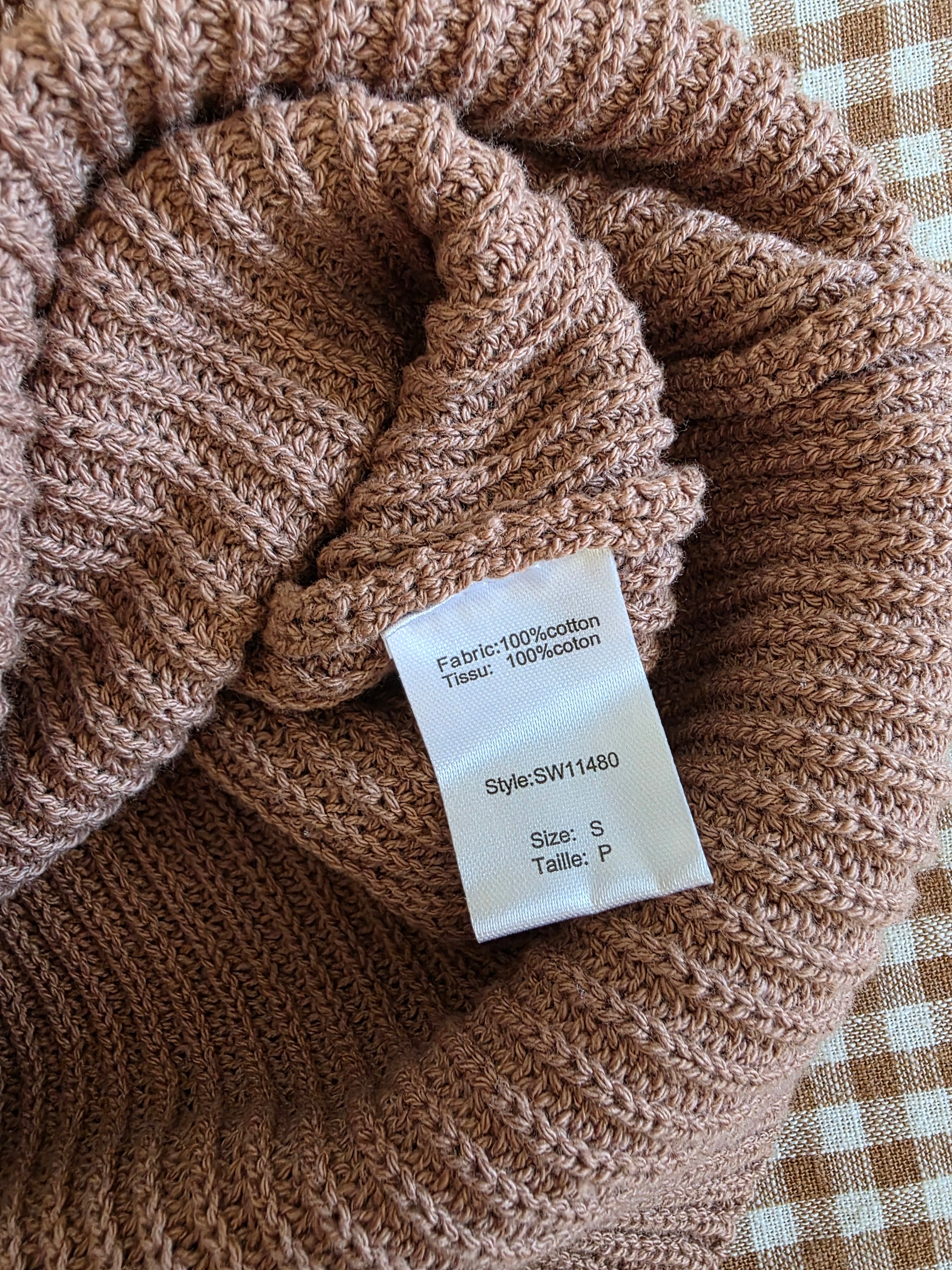 NEW Elan Cotton Knit Top (S)