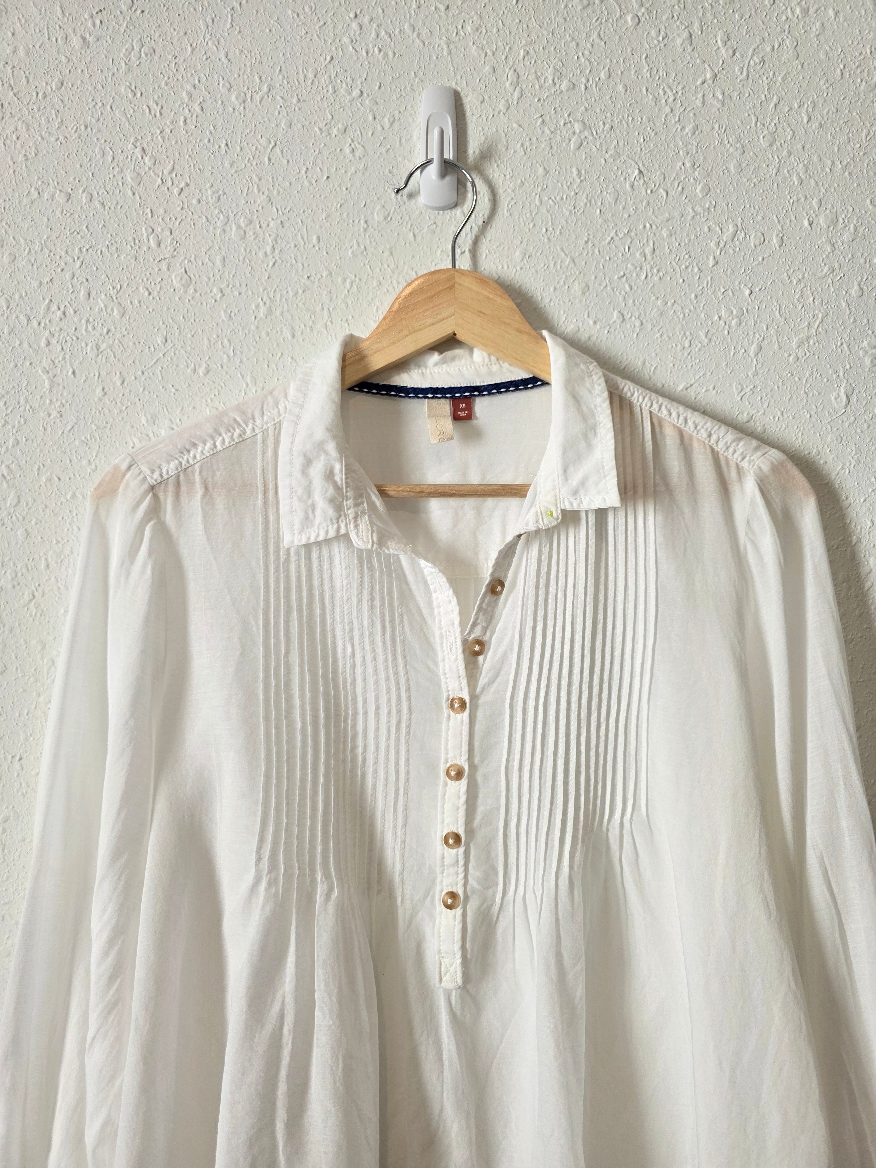 Pilcro Puff Sleeve Relaxed Top (XS)