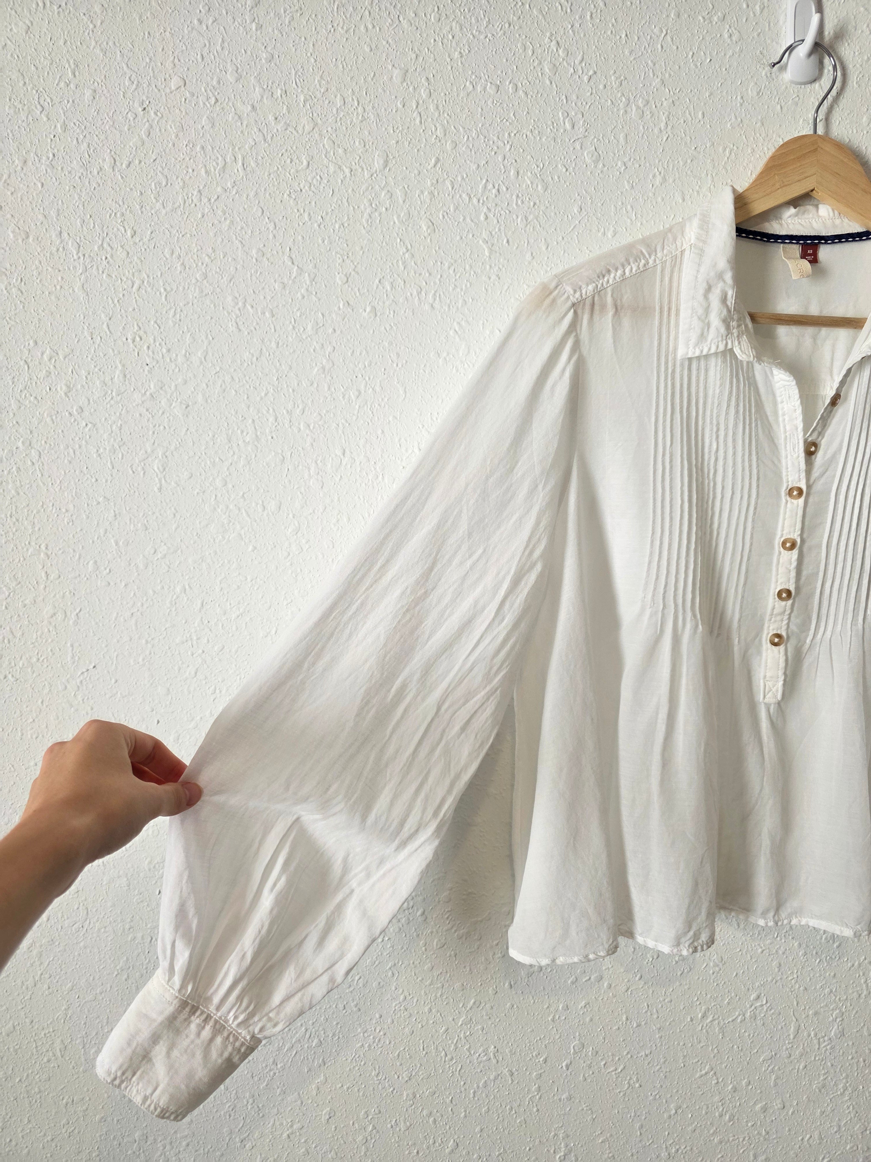 Pilcro Puff Sleeve Relaxed Top (XS)