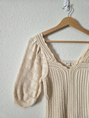 Another Love Crochet Knit Top (XS)