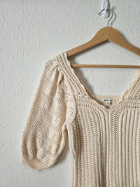 Another Love Crochet Knit Top (XS)