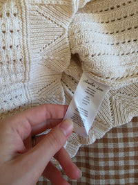 Another Love Crochet Knit Top (XS)