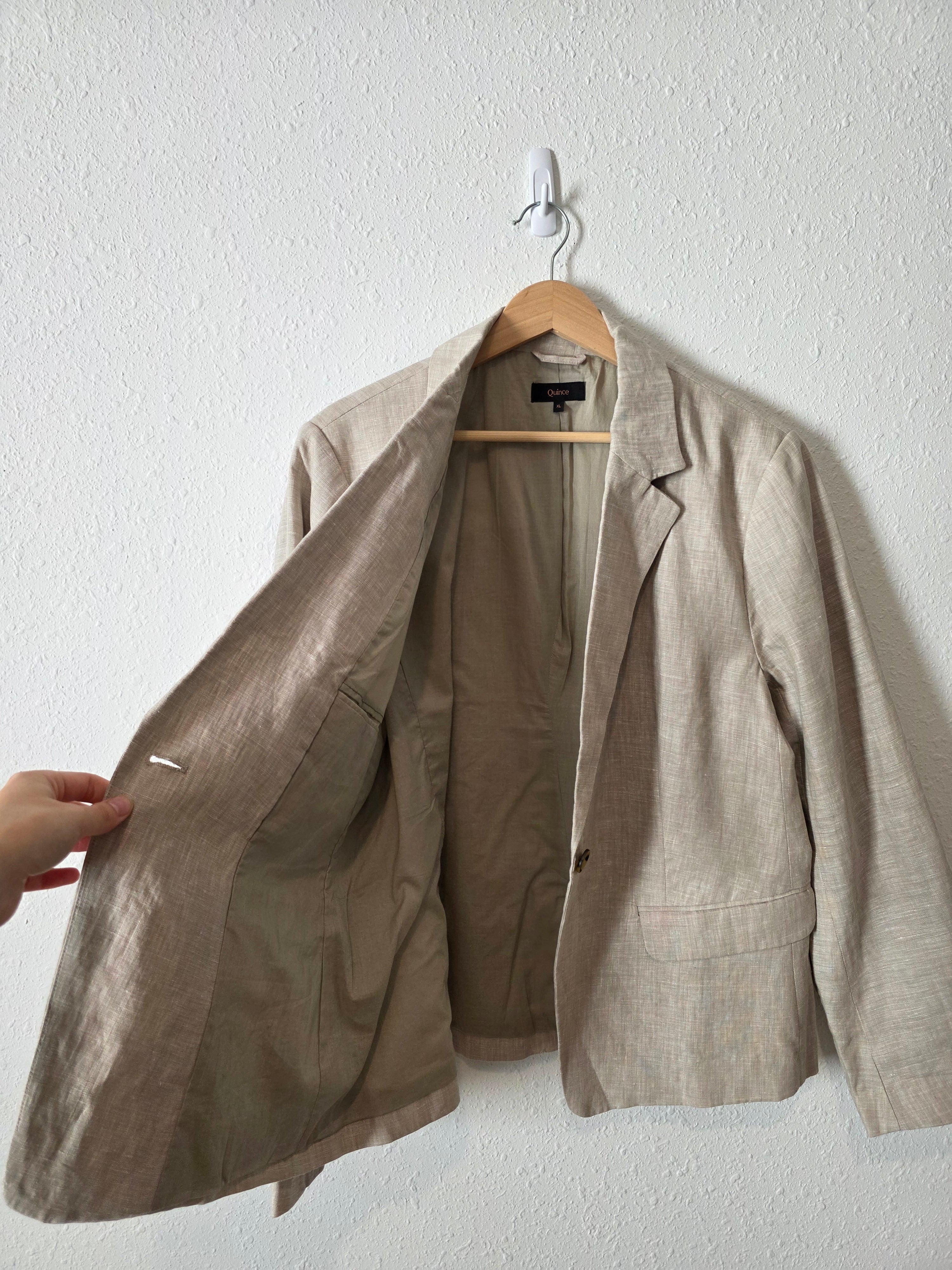Quince European Linen Blazer (XL)
