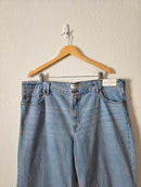 NEW Abercrombie Wide Leg Crop Jeans (35 short)