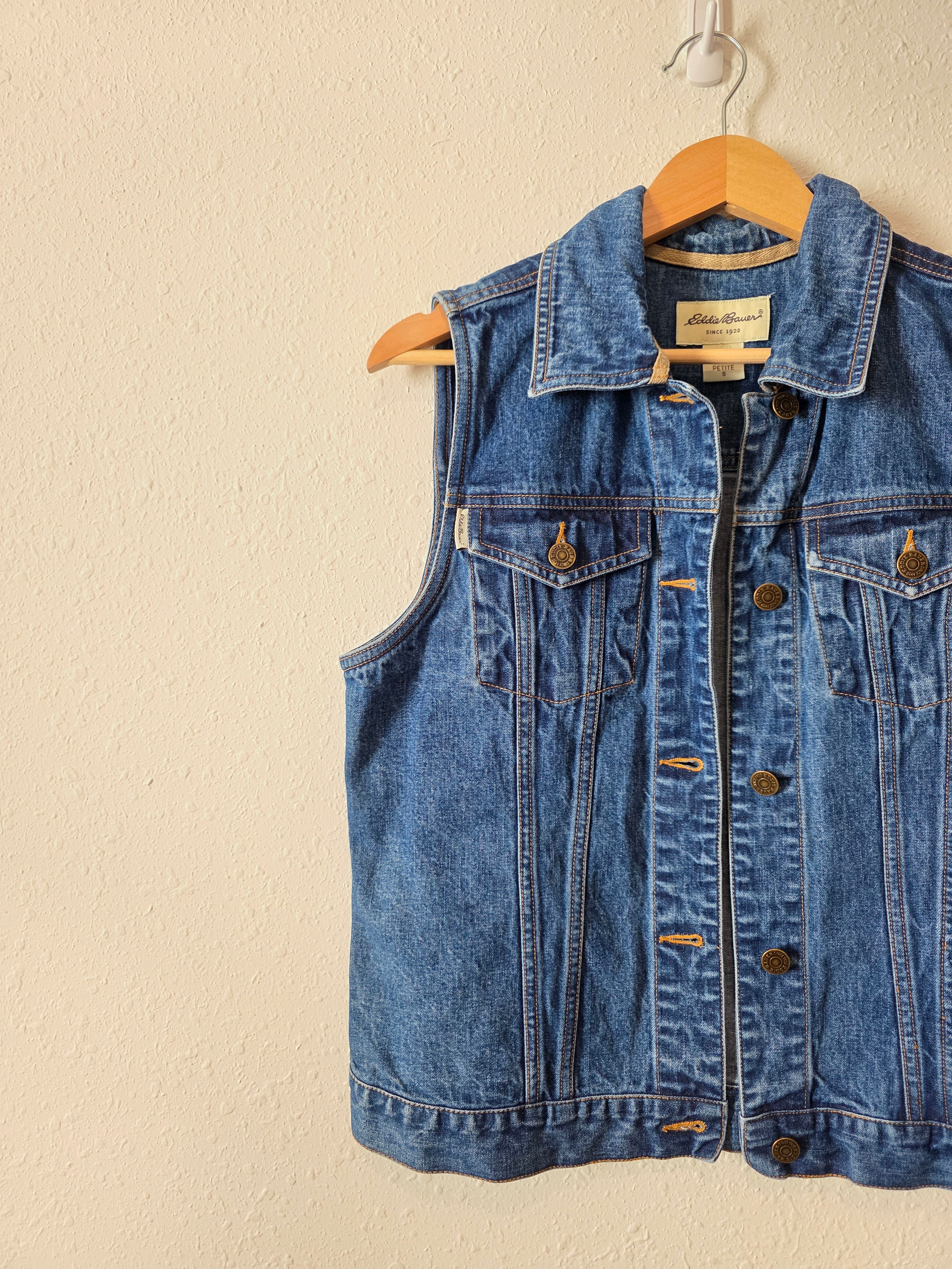 Vintage Eddie Bauer Denim Vest (SP)