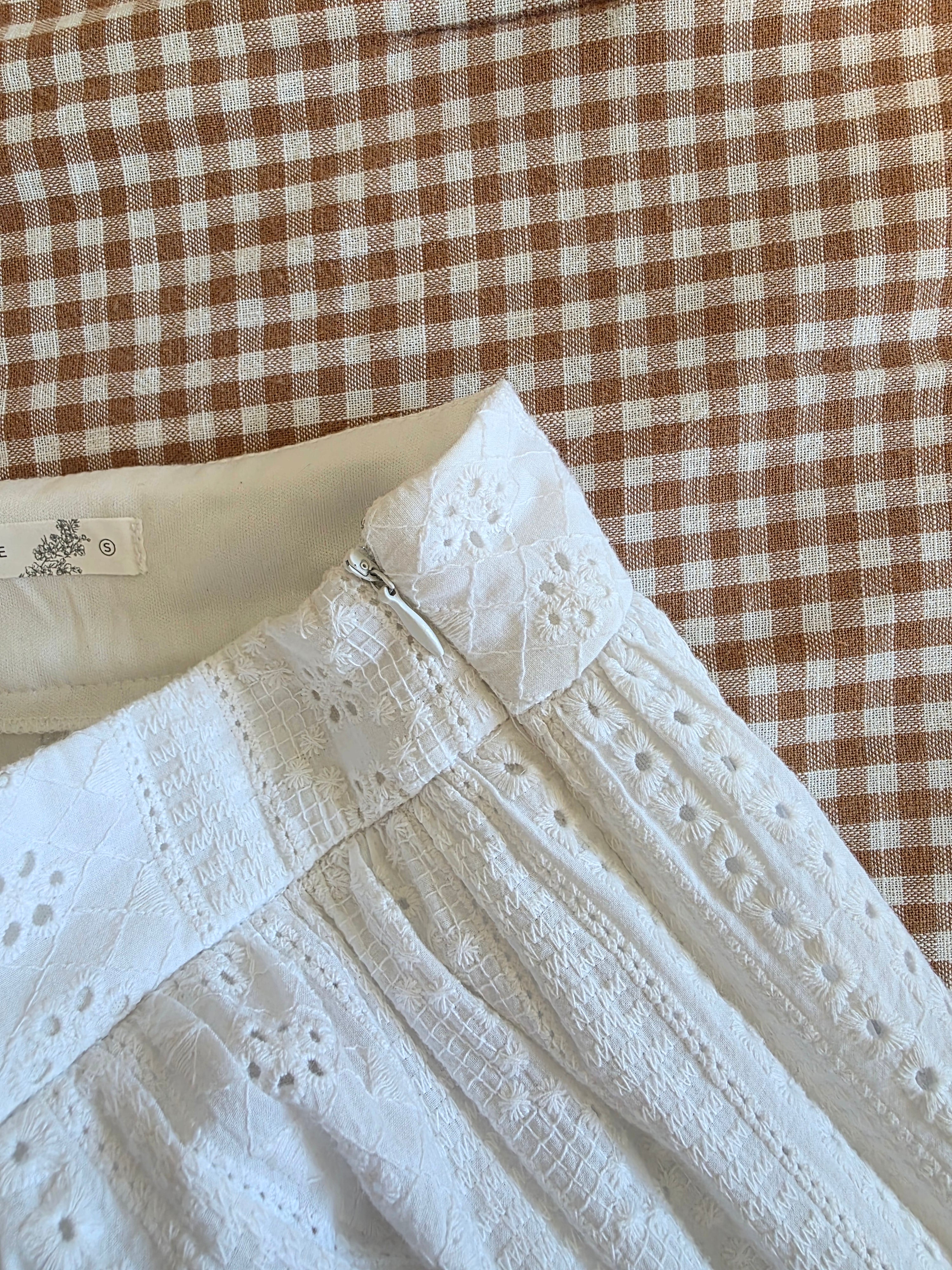 Altar'd State Eyelet Maxi Skirt (S)