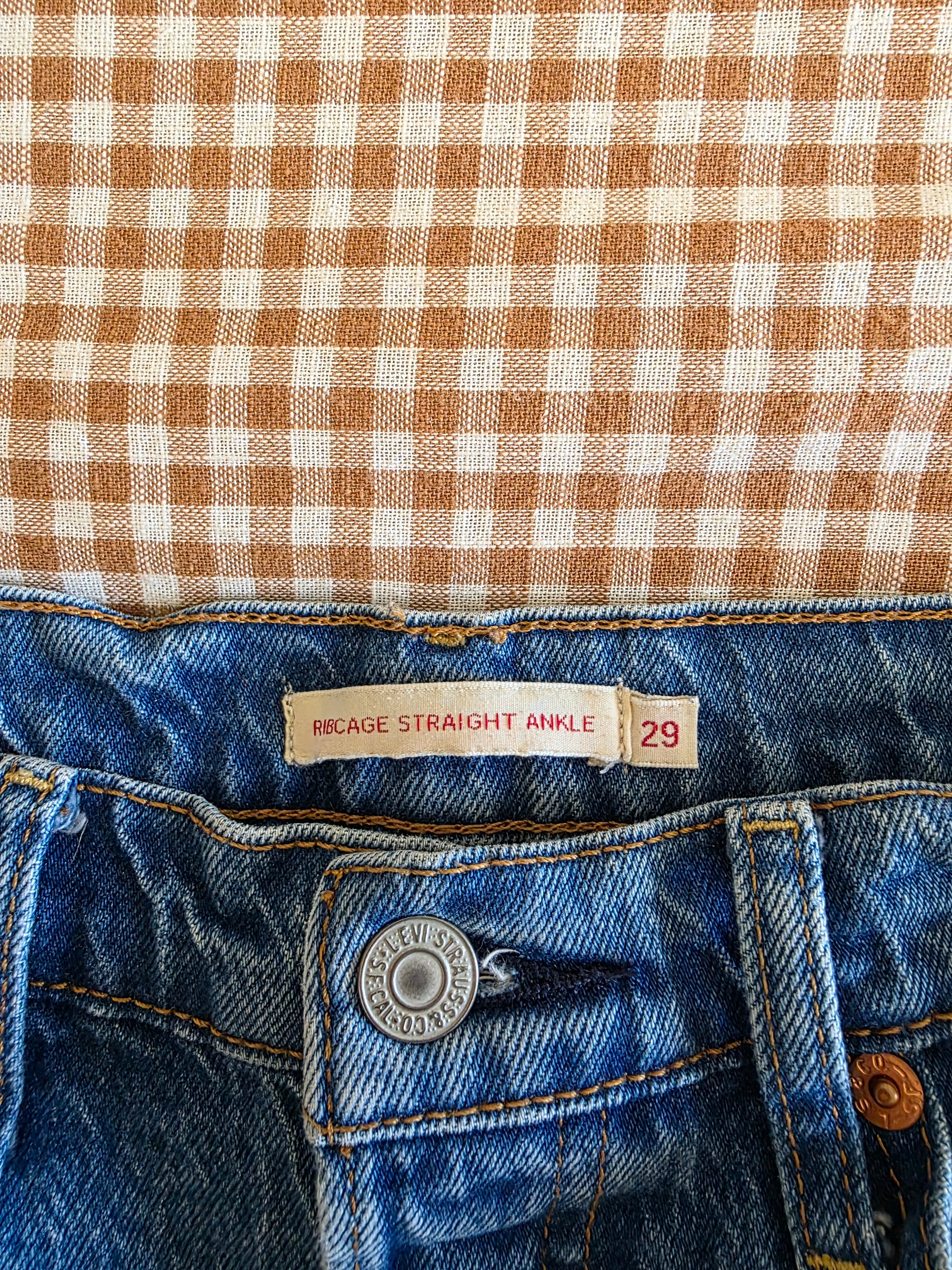 Levi's Ribcage Straight Jeans (29)